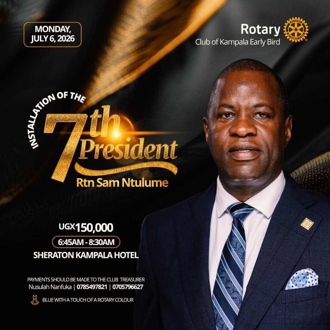 Installation of the 7th President — Rtn Sam Ntulume